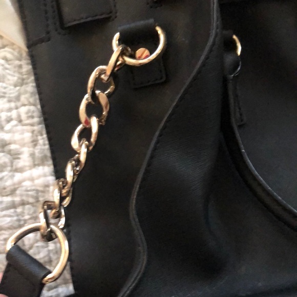 Michael kors black/gold bag - Picture 4 of 8